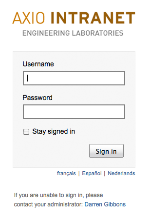 sign-in-screen Sign in screen