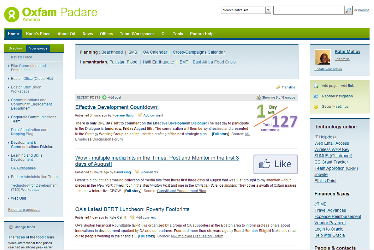 Padare Homepage