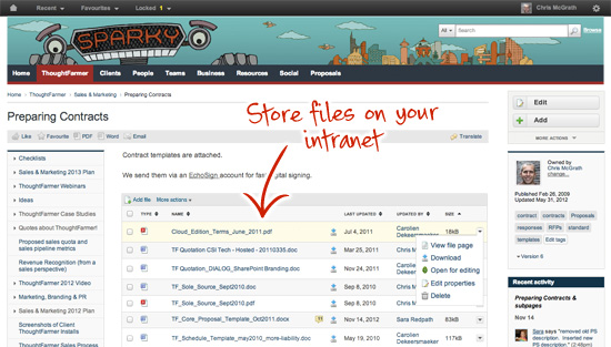 Document library