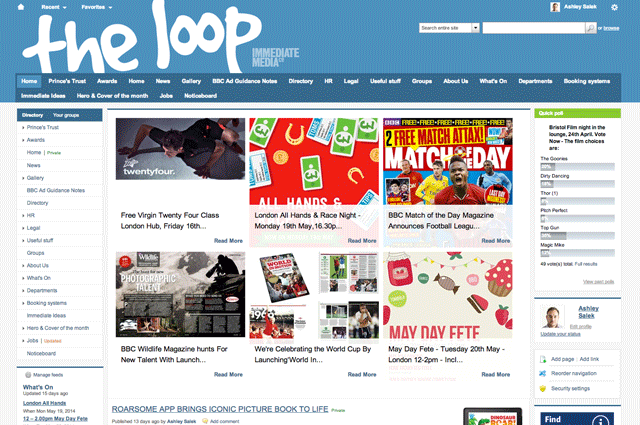Immediate Media Intranet