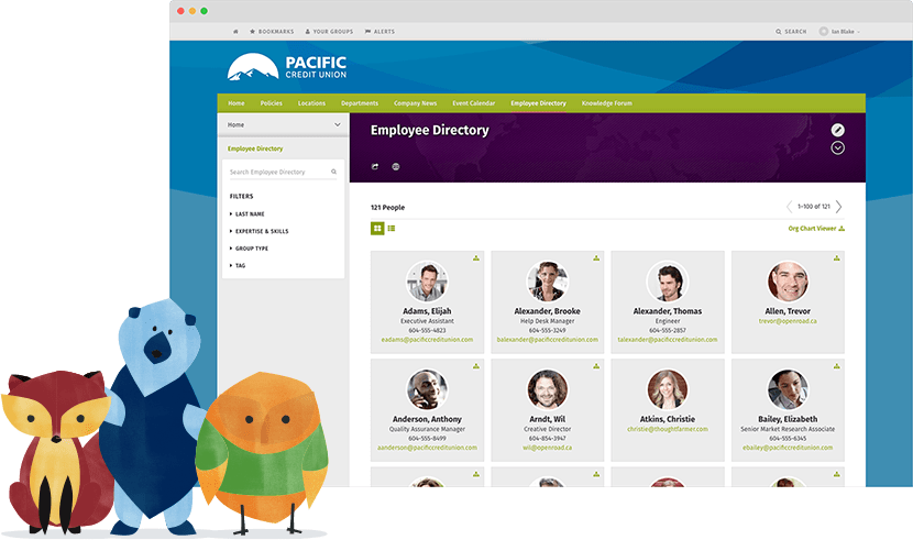 Employee directory