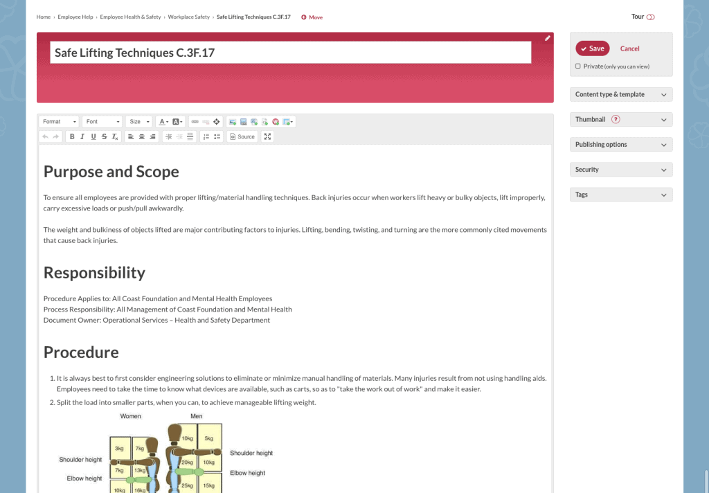 coast mental health intranet