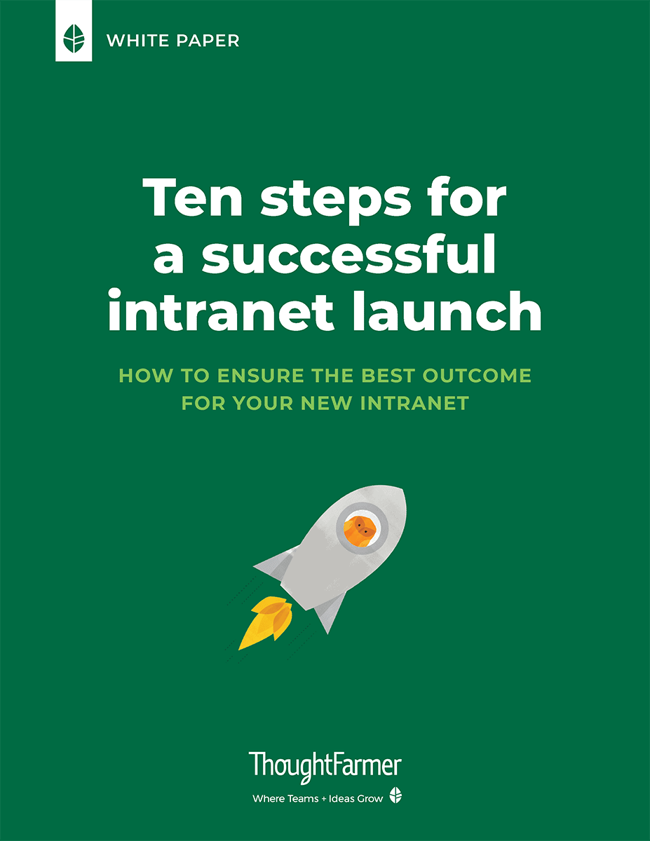 successful intranet launch