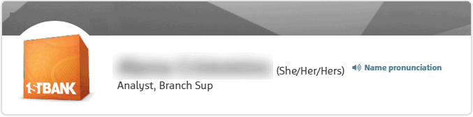 1stBank Name Pronunciation