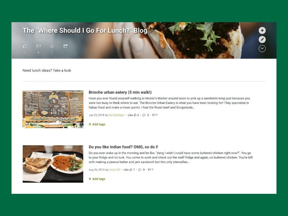 30 Intranet Content Ideas Where Should I Eat