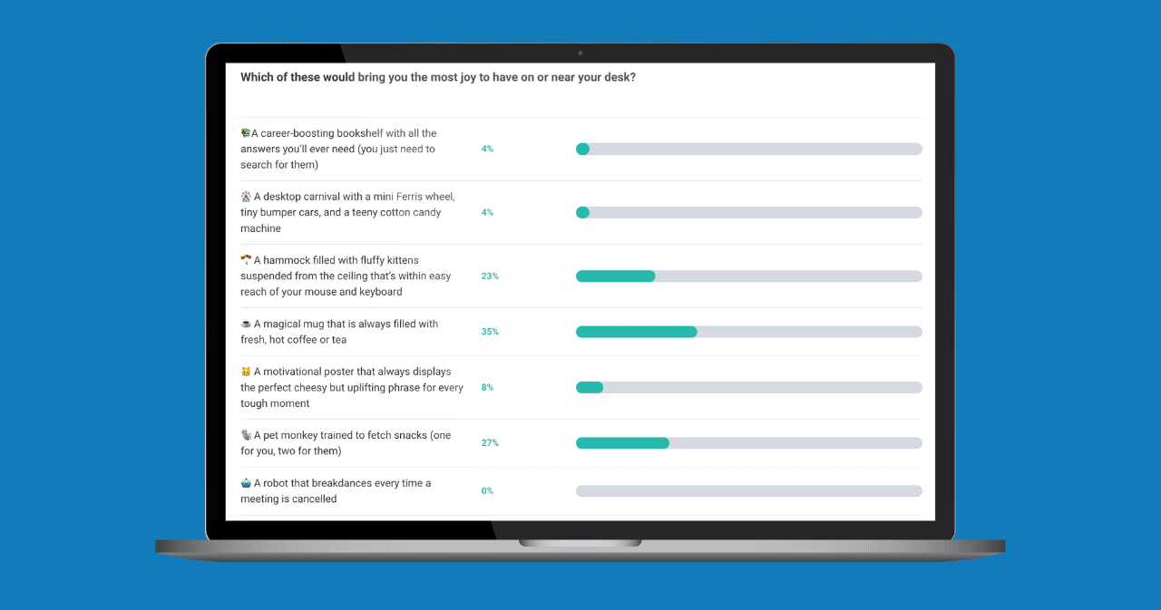 Want immediate intranet engagement? Try an intranet poll.