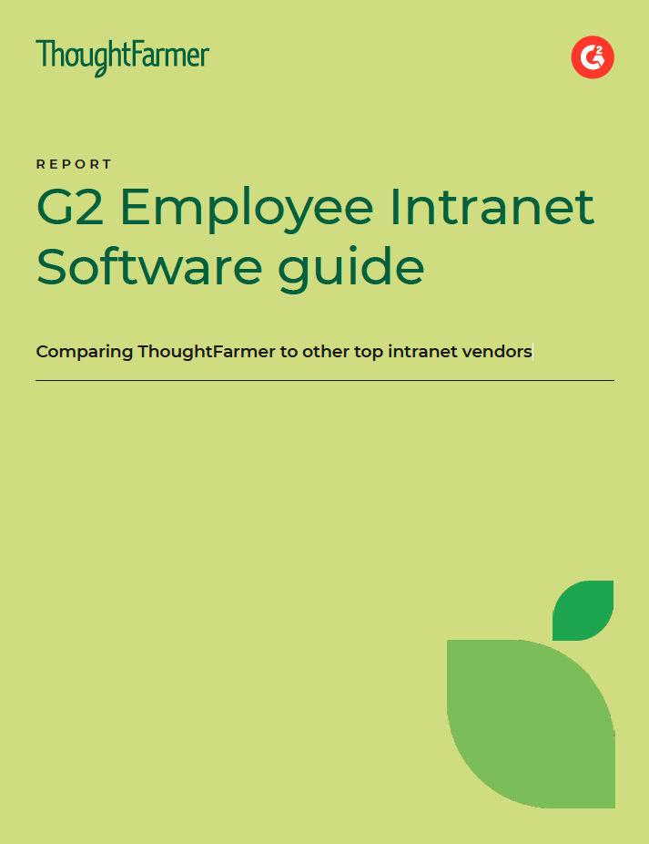 G2 Employee Intranet Comparion Guide ThoughtFarmer