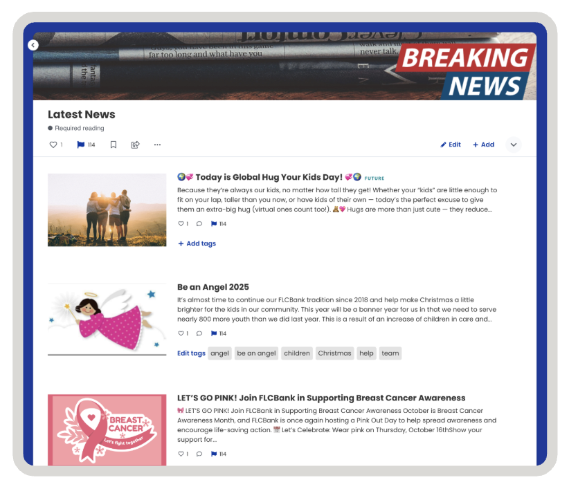 Florida Capital Bank Intranet News